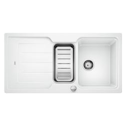 Zlewozmywak Blanco CLASSIC Neo 6 S z korkiem automatycznym biały 520957